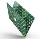 Green Watercolor Ring Pattern - MacBook Pro with Retina Display Full-Coverage Skin Kit