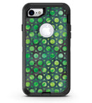 Green Watercolor Ring Pattern - iPhone 7 or 8 OtterBox Case & Skin Kits