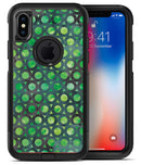 Green Watercolor Ring Pattern - iPhone X OtterBox Case & Skin Kits