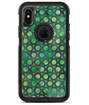 Green Watercolor Ring Pattern - iPhone X OtterBox Case & Skin Kits