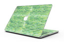 Green Watercolor Stripes - MacBook Pro with Retina Display Full-Coverage Skin Kit