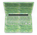 Green Watercolor Stripes - MacBook Pro with Retina Display Full-Coverage Skin Kit