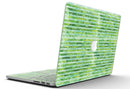 Green Watercolor Stripes - MacBook Pro with Retina Display Full-Coverage Skin Kit