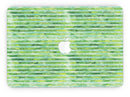 Green Watercolor Stripes - MacBook Pro with Retina Display Full-Coverage Skin Kit