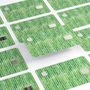 Green Watercolor Stripes - Premium Protective Decal Skin-Kit for the Apple Credit Card