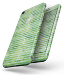 Green Watercolor Stripes - Skin-kit for the iPhone 8 or 8 Plus