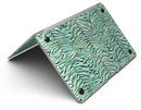 Green Watercolor Tiger Pattern - MacBook Air Skin Kit