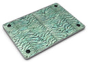 Green Watercolor Tiger Pattern - MacBook Air Skin Kit
