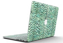 Green Watercolor Tiger Pattern - MacBook Pro with Retina Display Full-Coverage Skin Kit