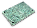 Green Watercolor Tiger Pattern - MacBook Pro with Retina Display Full-Coverage Skin Kit