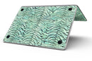 Green Watercolor Tiger Pattern - MacBook Pro with Retina Display Full-Coverage Skin Kit