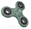 Green Watercolor Tiger Pattern Full-Body Fidget Spinner Skin-Kit