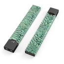 Green Watercolor Tiger Pattern - Premium Decal Protective Skin-Wrap Sticker compatible with the Juul Labs vaping device