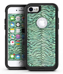 Green Watercolor Tiger Pattern - iPhone 7 or 8 OtterBox Case & Skin Kits
