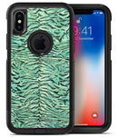 Green Watercolor Tiger Pattern - iPhone X OtterBox Case & Skin Kits