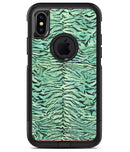 Green Watercolor Tiger Pattern - iPhone X OtterBox Case & Skin Kits