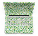 Green Watercolor Triangle Pattern - MacBook Pro with Retina Display Full-Coverage Skin Kit