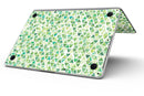 Green Watercolor Triangle Pattern - MacBook Pro with Retina Display Full-Coverage Skin Kit