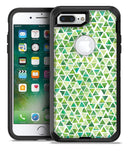 Green Watercolor Triangle Pattern - iPhone 7 Plus/8 Plus OtterBox Case & Skin Kits