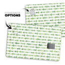 Green Watercolor Triangle Pattern V2 - Premium Protective Decal Skin-Kit for the Apple Credit Card