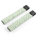 Green Watercolor Triangle Pattern V2 - Premium Decal Protective Skin-Wrap Sticker compatible with the Juul Labs vaping device