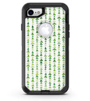 Green Watercolor Triangle Pattern V2 - iPhone 7 or 8 OtterBox Case & Skin Kits