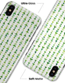 Green Watercolor Triangle Pattern V2 - iPhone X Clipit Case
