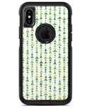 Green Watercolor Triangle Pattern V2 - iPhone X OtterBox Case & Skin Kits