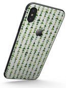Green Watercolor Triangle Pattern V2 - iPhone X Skin-Kit