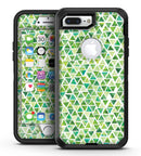 Green Watercolor Triangle Pattern - iPhone 7 Plus/8 Plus OtterBox Case & Skin Kits