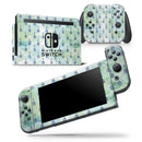 Green Watercolor Tribal Arrow Pattern - Vinyl Skin Wrap for Nintendo Switch 2, OLED, Lite, Pro Controller, Wii & Classic Handhelds