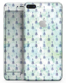Green Watercolor Tribal Arrow Pattern - Skin-kit for the iPhone 8 or 8 Plus