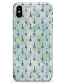 Green Watercolor Tribal Arrow Pattern - iPhone X Clipit Case