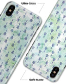 Green Watercolor Tribal Arrow Pattern - iPhone X Clipit Case