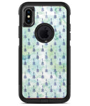 Green Watercolor Tribal Arrow Pattern - iPhone X OtterBox Case & Skin Kits