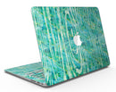 Green Watercolor Woodgrain - MacBook Air Skin Kit