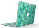 Green Watercolor Woodgrain - MacBook Air Skin Kit