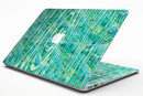 Green Watercolor Woodgrain - MacBook Air Skin Kit