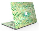 Green Watercolor Zebra Pattern - MacBook Air Skin Kit
