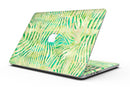 Green Watercolor Zebra Pattern - MacBook Pro with Retina Display Full-Coverage Skin Kit