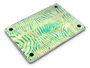 Green Watercolor Zebra Pattern - MacBook Pro with Retina Display Full-Coverage Skin Kit