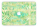 Green Watercolor Zebra Pattern - MacBook Pro with Retina Display Full-Coverage Skin Kit