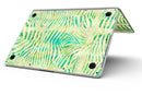 Green Watercolor Zebra Pattern - MacBook Pro with Retina Display Full-Coverage Skin Kit