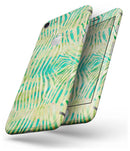 Green Watercolor Zebra Pattern - Skin-kit for the iPhone 8 or 8 Plus