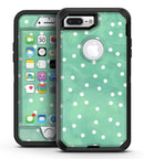 Green Watercolor and Whtie Polka Dots - iPhone 7 Plus/8 Plus OtterBox Case & Skin Kits