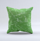 Green & Yellow Mesh ink-Fuzed Decorative Throw Pillow
