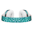 Green and Blue Watercolor Leaves Pattern Full-Body Skin Kit for the Beats by Dre Solo 3 Wireless Headphones