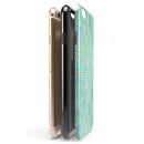 Green and Blue Watercolor Polka Dot Pattern iPhone 6/6s or 6/6s Plus 2-Piece Hybrid INK-Fuzed Case