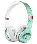 Green and Blue Watercolor Polka Dot Pattern Full-Body Skin Kit for the Beats by Dre Solo 3 Wireless Headphones