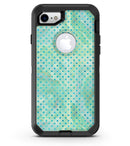 Green and Blue Watercolor Polka Dot Pattern - iPhone 7 or 8 OtterBox Case & Skin Kits